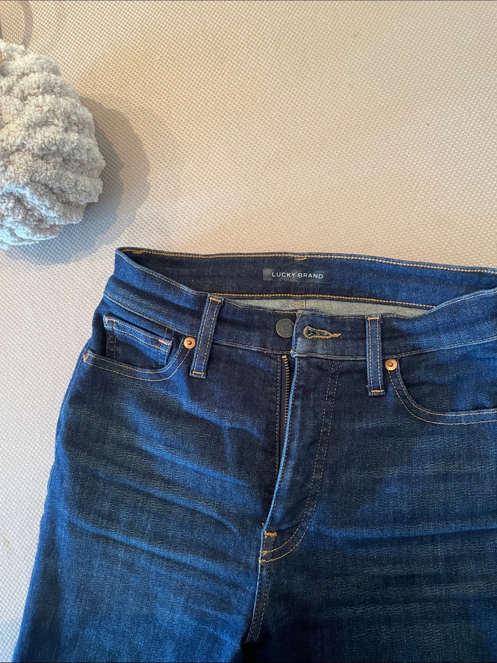 Lucky Brand Women's Deep Indigo Skinny Jeans Size 2